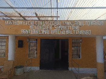 Área del albergue temporal brindado a mujeres y niños